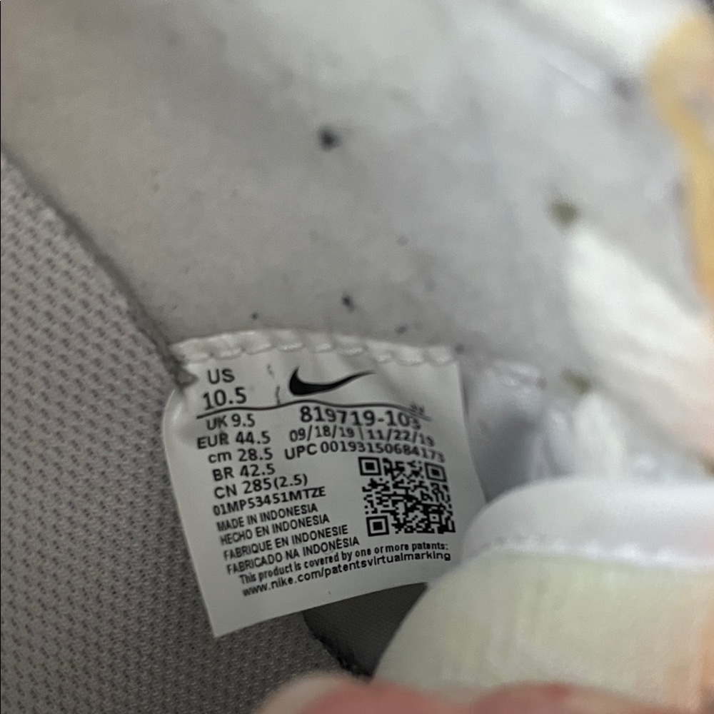 Nike Men’s Classic Cortez Leather Red White and Blue Sneakers Size 10.5 - Picture 11 of 12